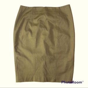 NWT Ann Taylor Olive Green Work Pencil Skirt 2